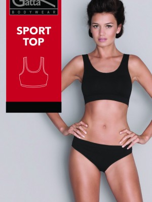 Дамско бюстие в бял цвят Sport Top