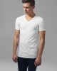 Мъжка тениска с V-образно деколте Urban Classics White