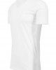 Мъжка тениска с V-образно деколте Urban Classics White