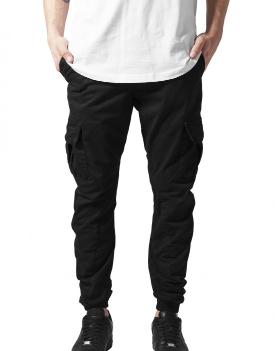 Мъжки карго панталон в черен цвят Urban Classics Cargo 
