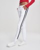 Дамско долнище Urban Classics white/black/white в бял цвят