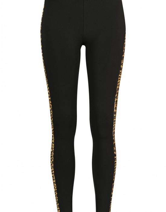 Дамски клин Urban Classics blk/leo в черен цвят