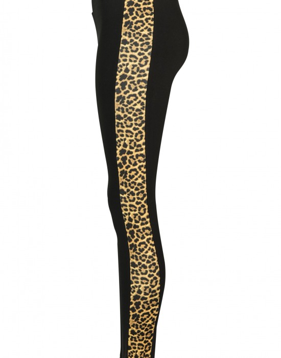 Дамски клин Urban Classics blk/leo в черен цвят