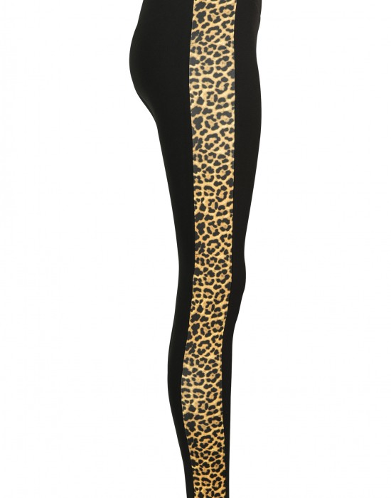 Дамски клин Urban Classics blk/leo в черен цвят