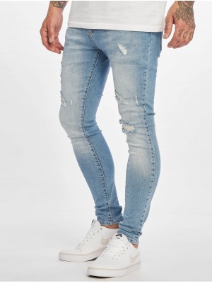Мъжки Skinny-Jeans дънки DEF Dean в син цвят