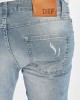 Мъжки Skinny-Jeans дънки DEF Dean в син цвят