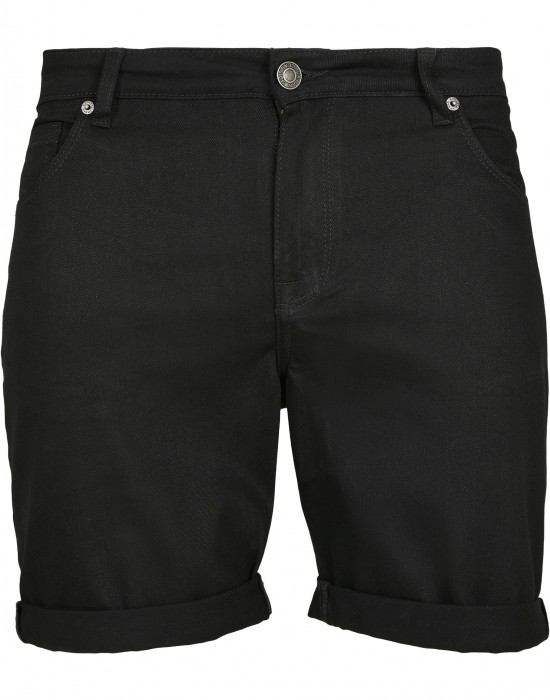  Мъжки къси панталони в черно Urban Classics Fit 
