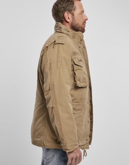 Премиум мъжко яке в камел цвят Brandit M65 Giant