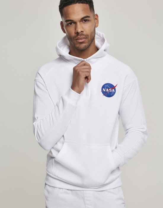 Мъжки бял суичър Mister Tee NASA