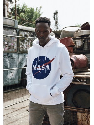 Мъжки суичър Mister Tee NASA в бял цвят