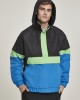  Мъжко яке в черно и синьо от Urban Classics Neon Mix Pull Over Jacket