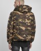 Двулицево мъжко яке в камуфлажен цвят от Urban Classics Reversible Hooded Puffer 