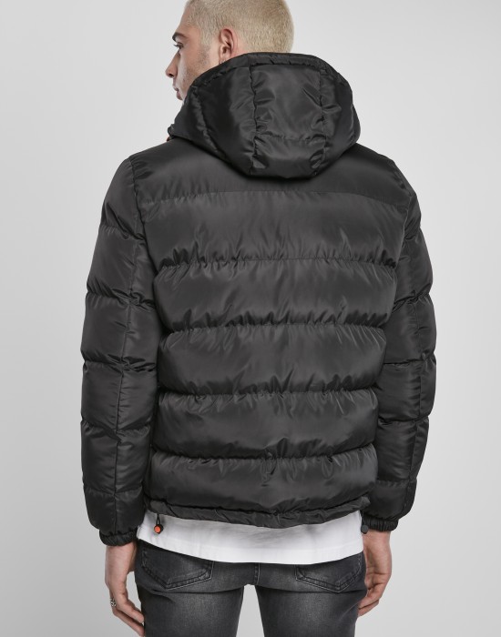 Двулицево мъжко яке в камуфлажен цвят от Urban Classics Reversible Hooded Puffer 