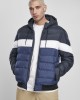 Мъжко яке в тъмносиньо от Urban Classics Colorblock Bubble 