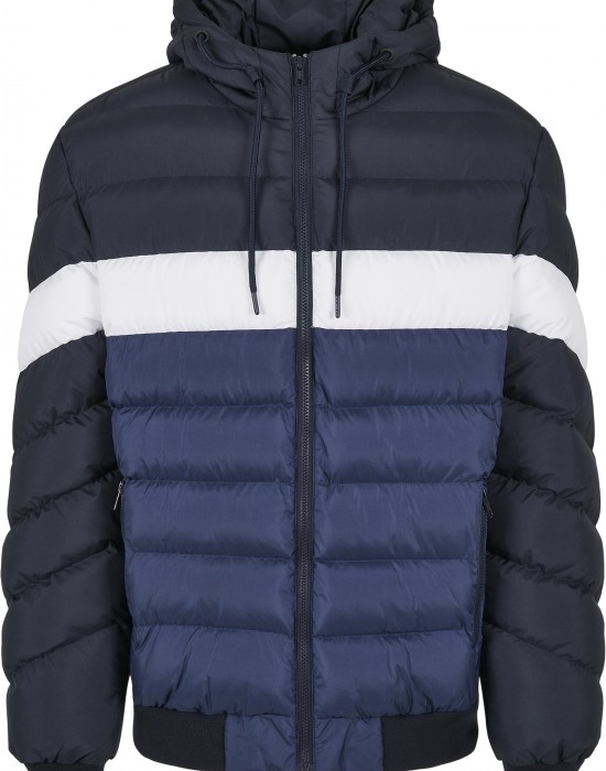 Мъжко яке в тъмносиньо от Urban Classics Colorblock Bubble 