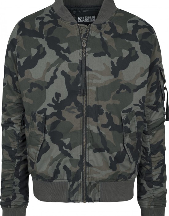 Мъжко камуфлажно яке тип бомбър Urban Classics wood camo