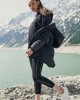 Дамско яке в черно Urban Classics Ladies Oversized Hooded Puffer