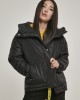 Дамско яке в черно Urban Classics Ladies Oversized Hooded Puffer