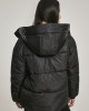 Дамско яке в черно Urban Classics Ladies Oversized Hooded Puffer