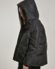 Дамско яке в черно Urban Classics Ladies Oversized Hooded Puffer