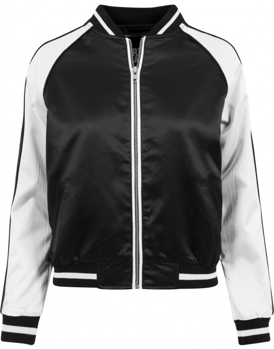  Дамско яке в черно и бяло от Urban Classics Ladies 3-Tone Souvenir 