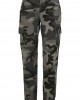 Дамски карго панталон в сив камуфлажен цвят Urban Classics Ladies High Waist Camo Cargo Pants 