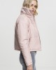 Дамско яке Urban Classics High Neck в розов цвят