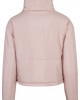 Дамско яке Urban Classics High Neck в розов цвят