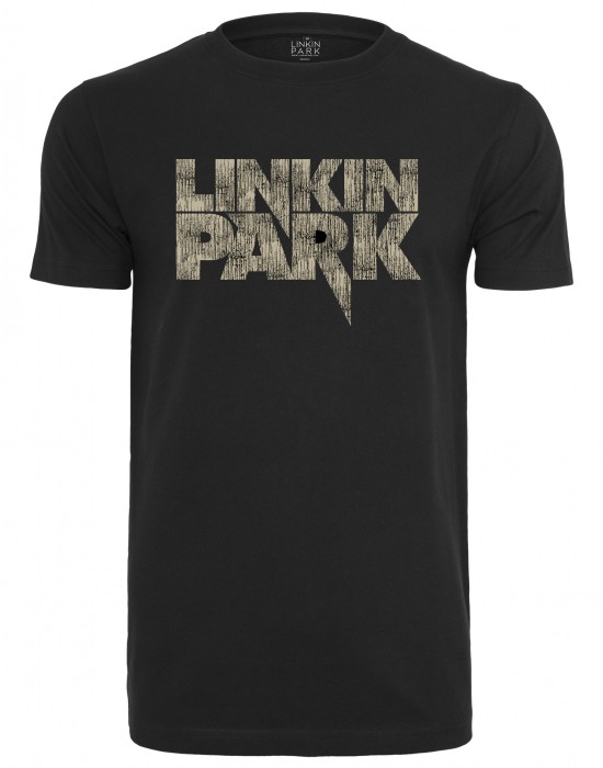 Мъжка тениска Merchcode Linkin Park Distressed Logos в черен цвят