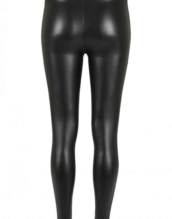 Дамски клин в черно от Urban Classics Ladies Tech Mesh Faux Leather