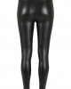 Дамски клин в черно от Urban Classics Ladies Tech Mesh Faux Leather