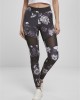 Дамски клин в черно от Urban Classics Ladies Tech Mesh AOP 