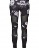 Дамски клин в черно от Urban Classics Ladies Tech Mesh AOP 