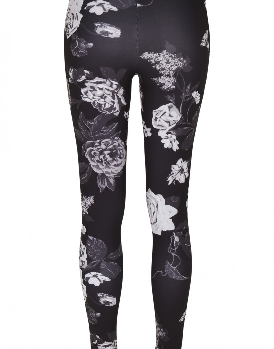 Дамски клин в черно от Urban Classics Ladies Tech Mesh AOP 