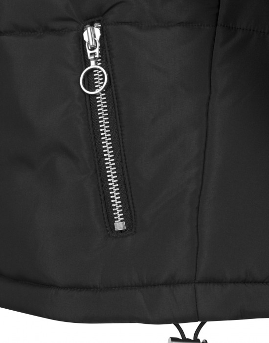 Дамско яке Urban Classics High Neck в черен цвят