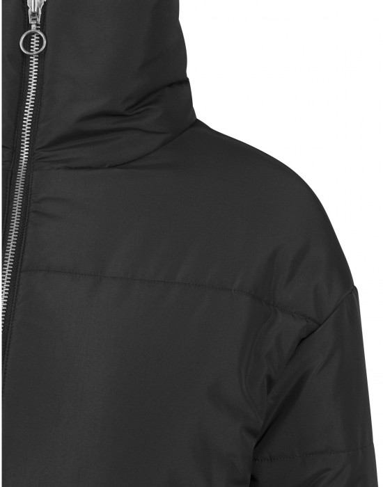 Дамско яке Urban Classics High Neck в черен цвят