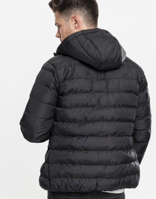 Мъжко зимно яке Urban Classics Basic blkwhtblk