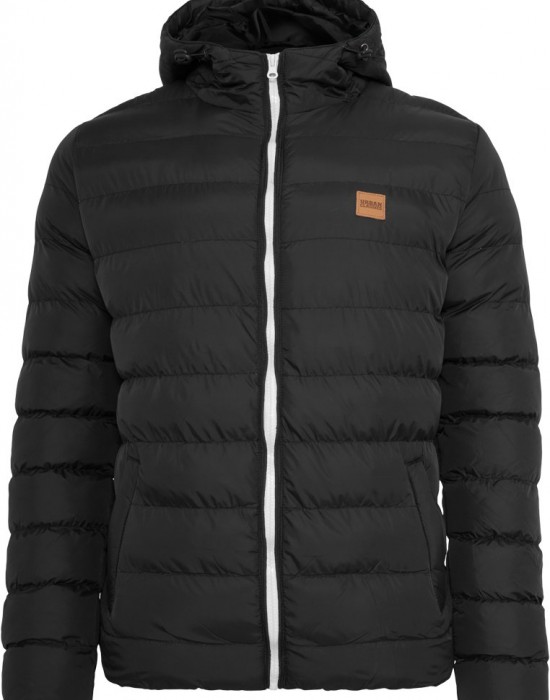 Мъжко зимно яке Urban Classics Basic blkwhtblk
