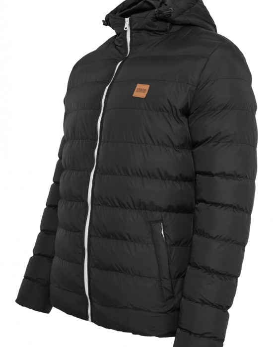 Мъжко зимно яке Urban Classics Basic blkwhtblk