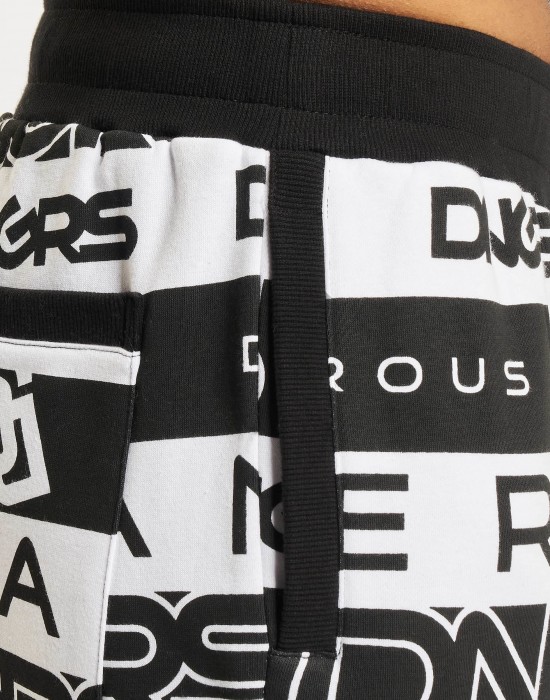 Мъжки анцуг в черно и бяло Dangerous DNGRS Oversized