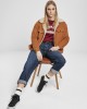Дамско яке в бежово Urban Classics Ladies Oversize Sherpa Corduroy