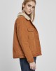 Дамско яке в бежово Urban Classics Ladies Oversize Sherpa Corduroy