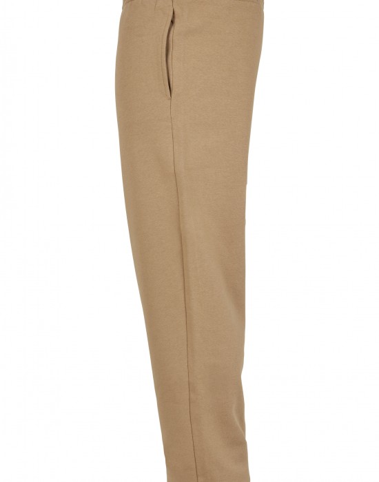 Мъжко долнище в бежов цвят Urban Classics Basic Sweatpants 2.0 