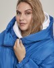 Дамско яке в синьо Urban Classics Ladies Oversized Hooded Puffer 