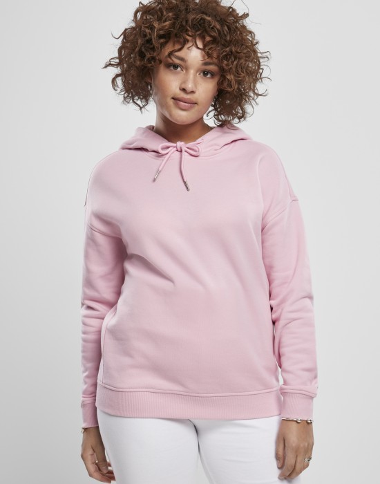 Дамски суичър в момичешко розово Urban Classics Ladies Hoody 
