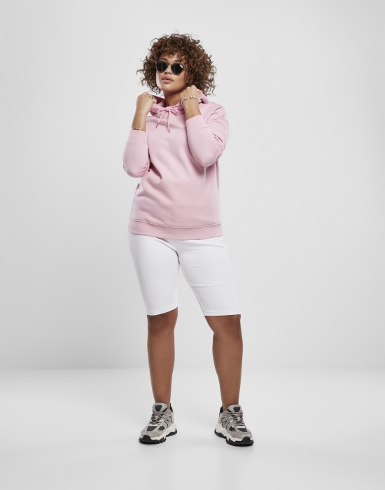Дамски суичър в момичешко розово Urban Classics Ladies Hoody 