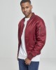 Мъжко яке тип бомбър Urban Classics burgundy в бордо