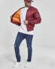 Мъжко яке тип бомбър Urban Classics burgundy в бордо