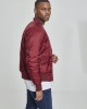 Мъжко яке тип бомбър Urban Classics burgundy в бордо