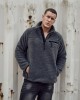 МЪЖКО ЯКЕ ОТ ПЛЮШЕН ПОЛАР В СИВО BRANDIT TEDDYFLEECE TROYER ANTHRACITE